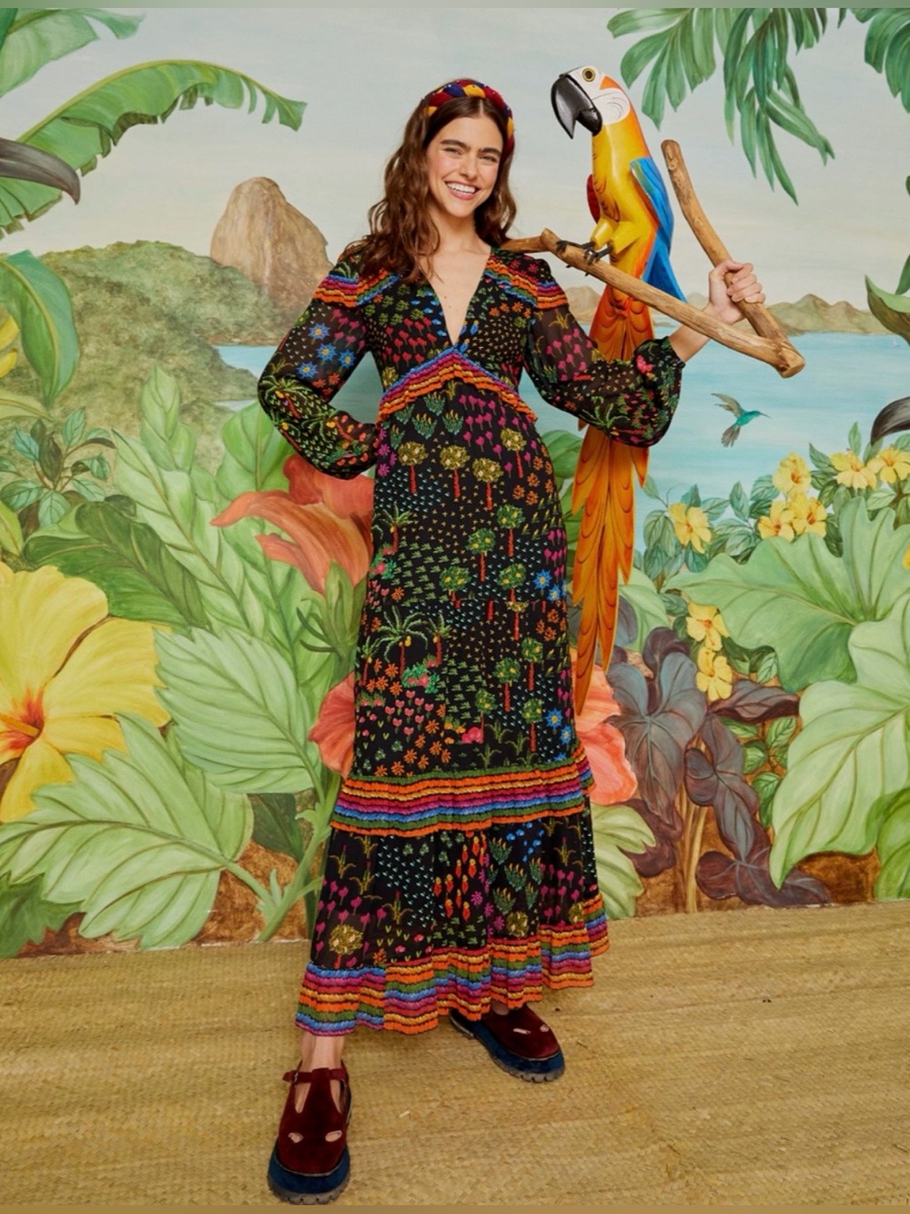 Farm Rio Fruit Garden Maxi Dress